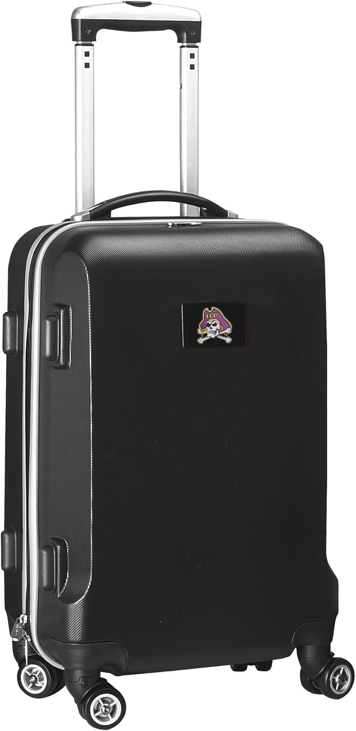 Denco NCAA Carry-On Hardcase Spinner, Black