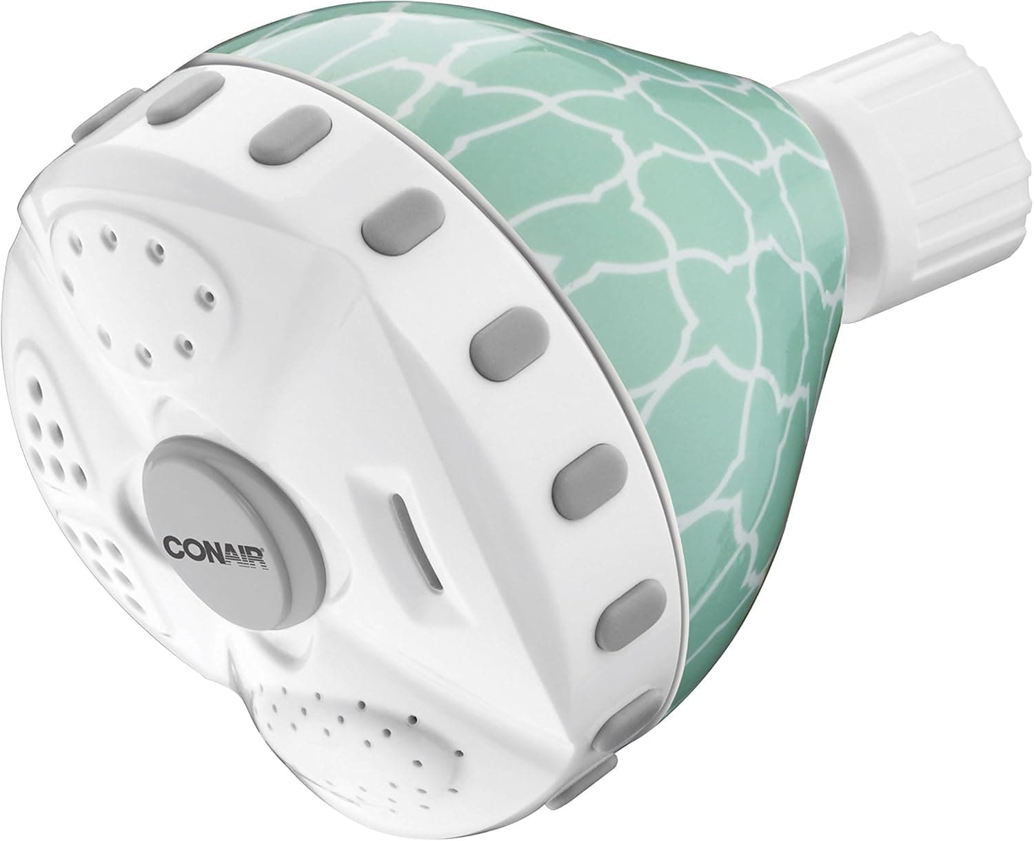 Conair Home 4 Setting Wallmount Shower Head; Aqua Ikat