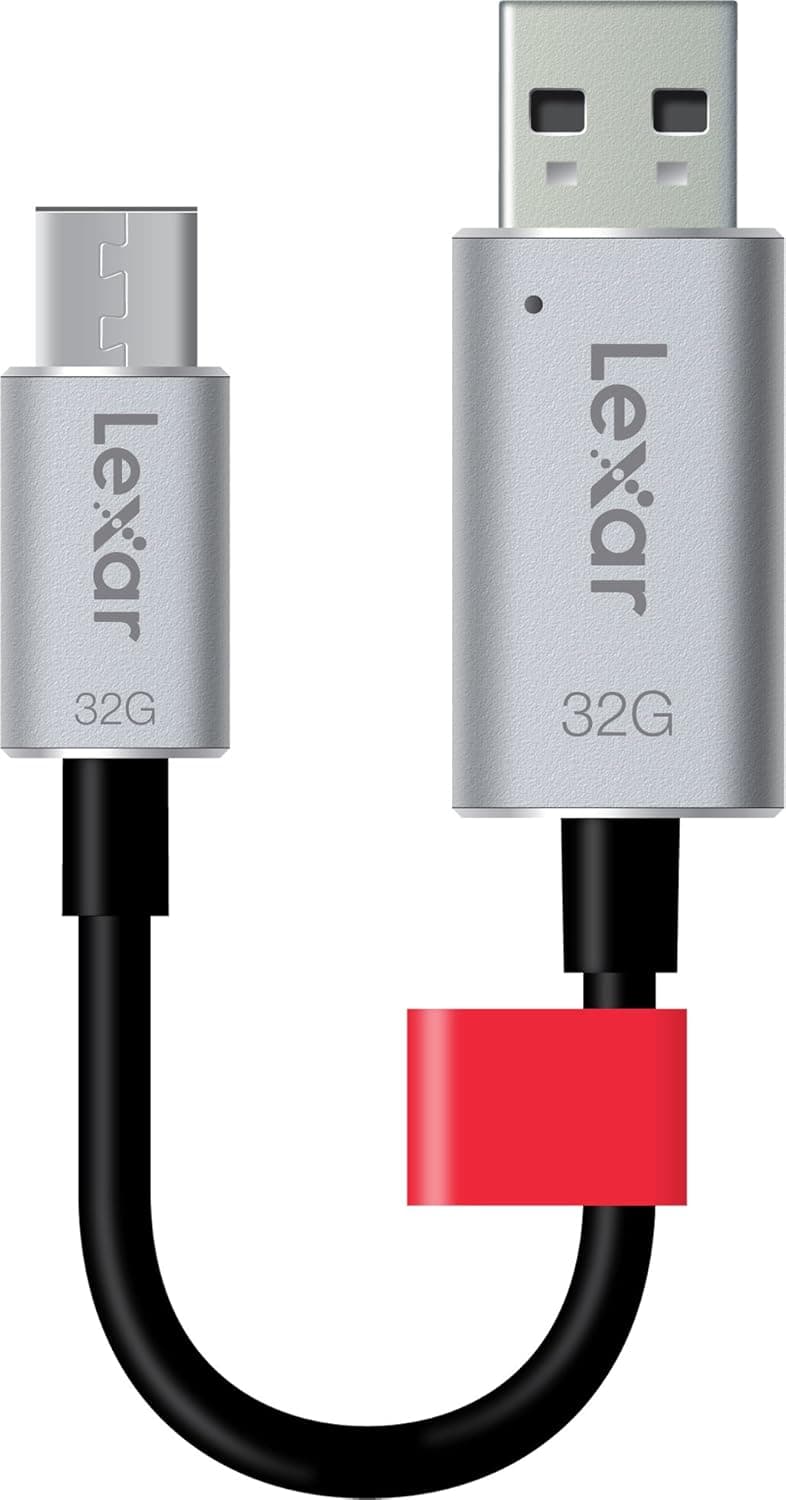 Lexar JumpDrive C20c 32GB USB Flash Drive w/Reversible Type-C Connector - LJDC20c-32GBBNL