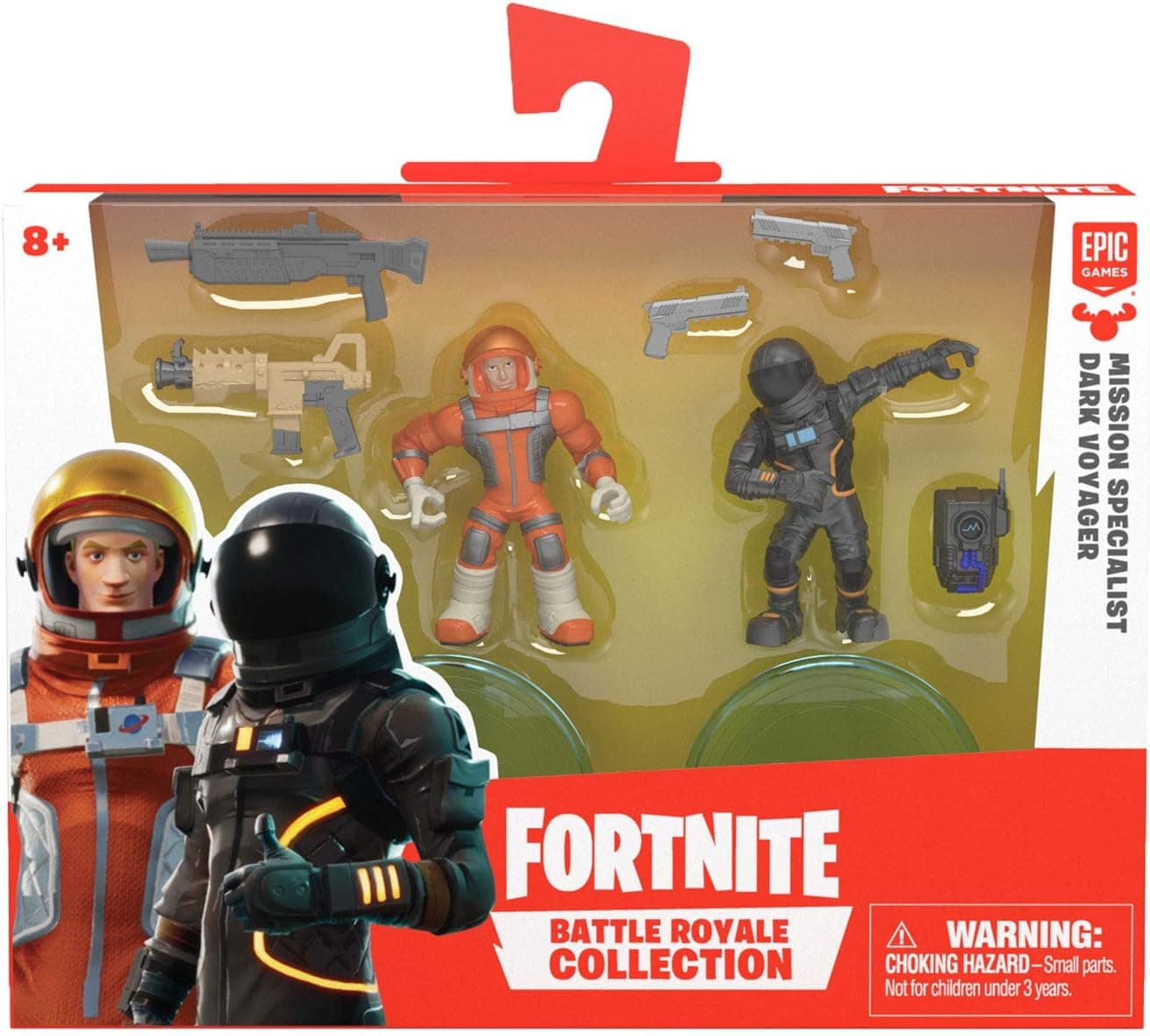 Fortnite Battle Royale Collection: Dark Voyager & Mission Specialist - 2 Pack of Action Figures