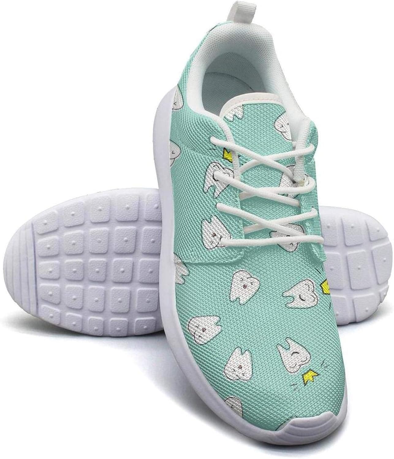VXCVF Seamless Tooth Pattern Womens Walking Shoes Comfortable and Lightweight Athletic