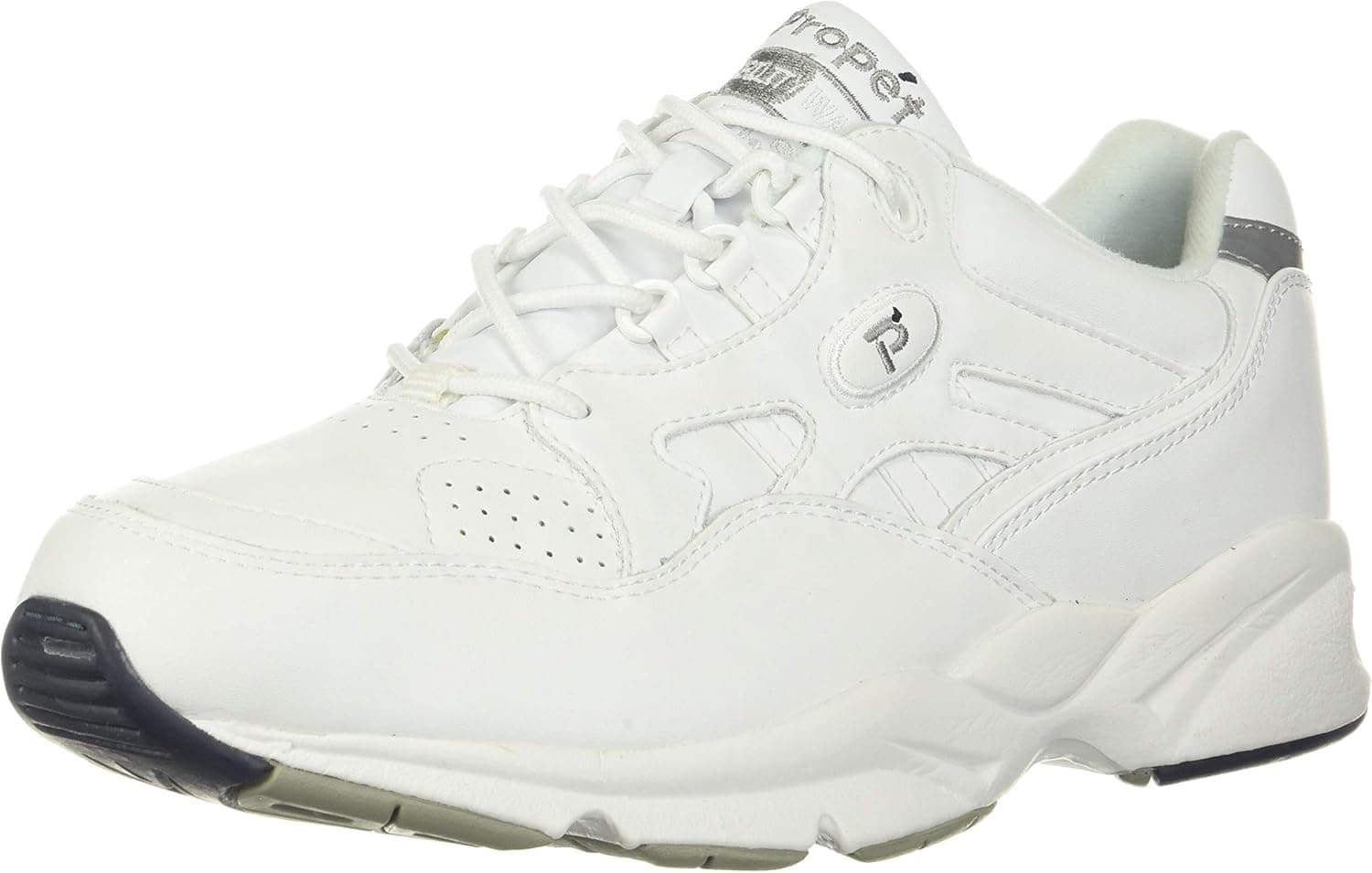 Propet Mens Stability Walker Walking Walking Sneakers Athletic Shoes - Grey