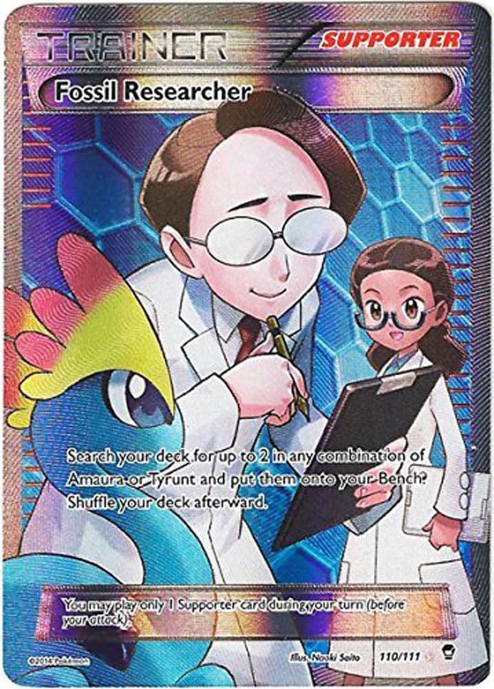 Pokemon - Fossil Researcher (110/111) - XY Furious Fists - Holo