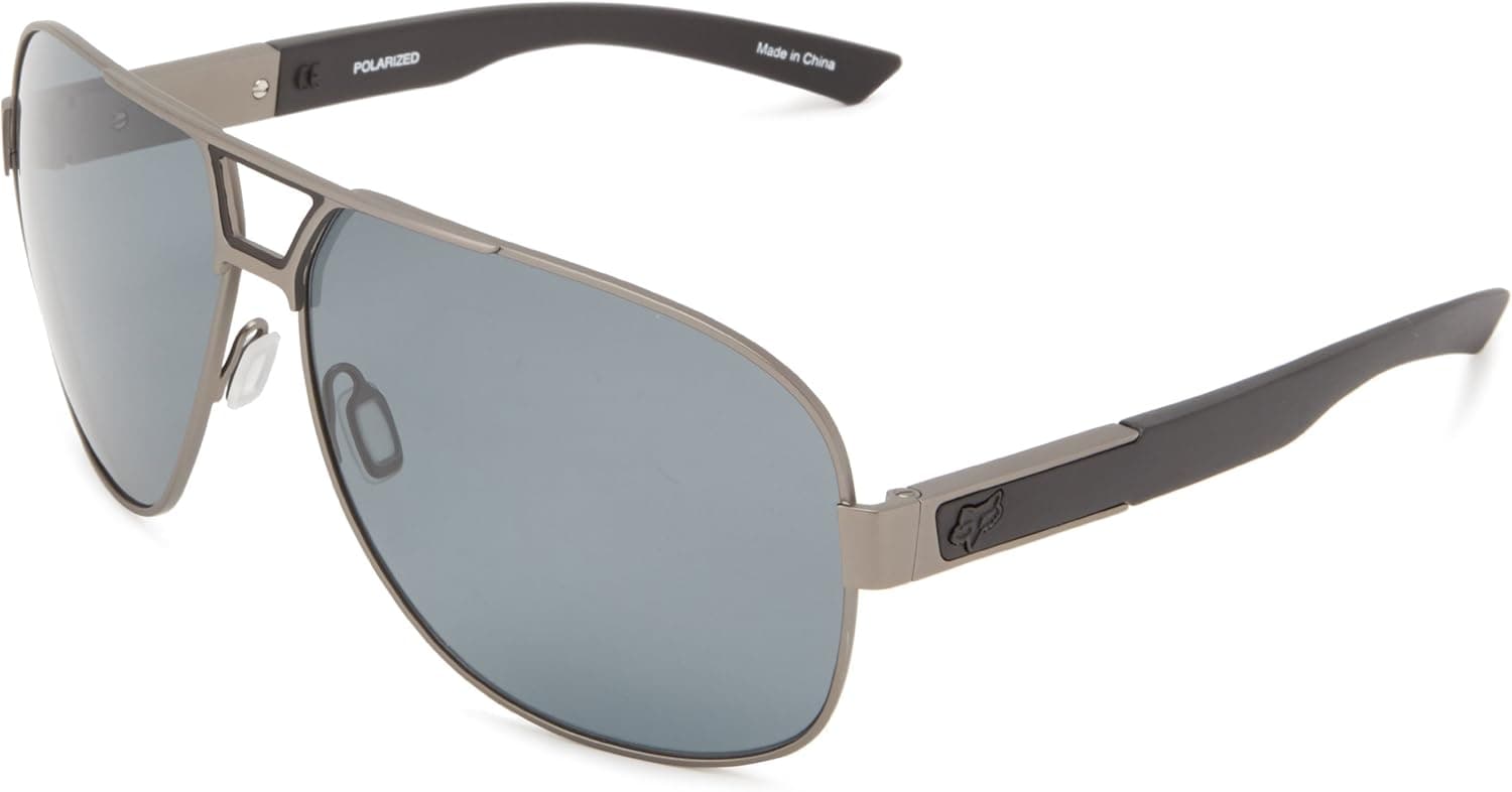 Fox The Moter 06328-901-OS Polarized Aviator Sunglasses,Gunmetal & Grey Polarized,65 mm