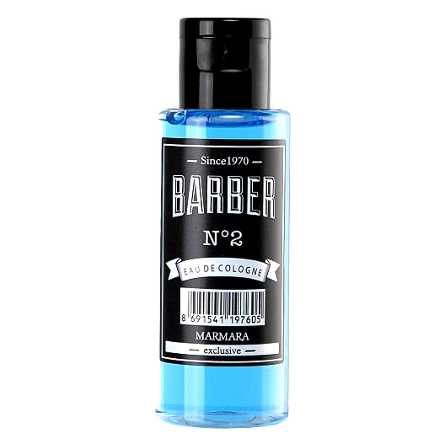 Marmara Barber Cologne - Best Choice of Modern Barbers and Traditional Shaving Fans (No 2 Blue, 50ml x 1 Bottle)