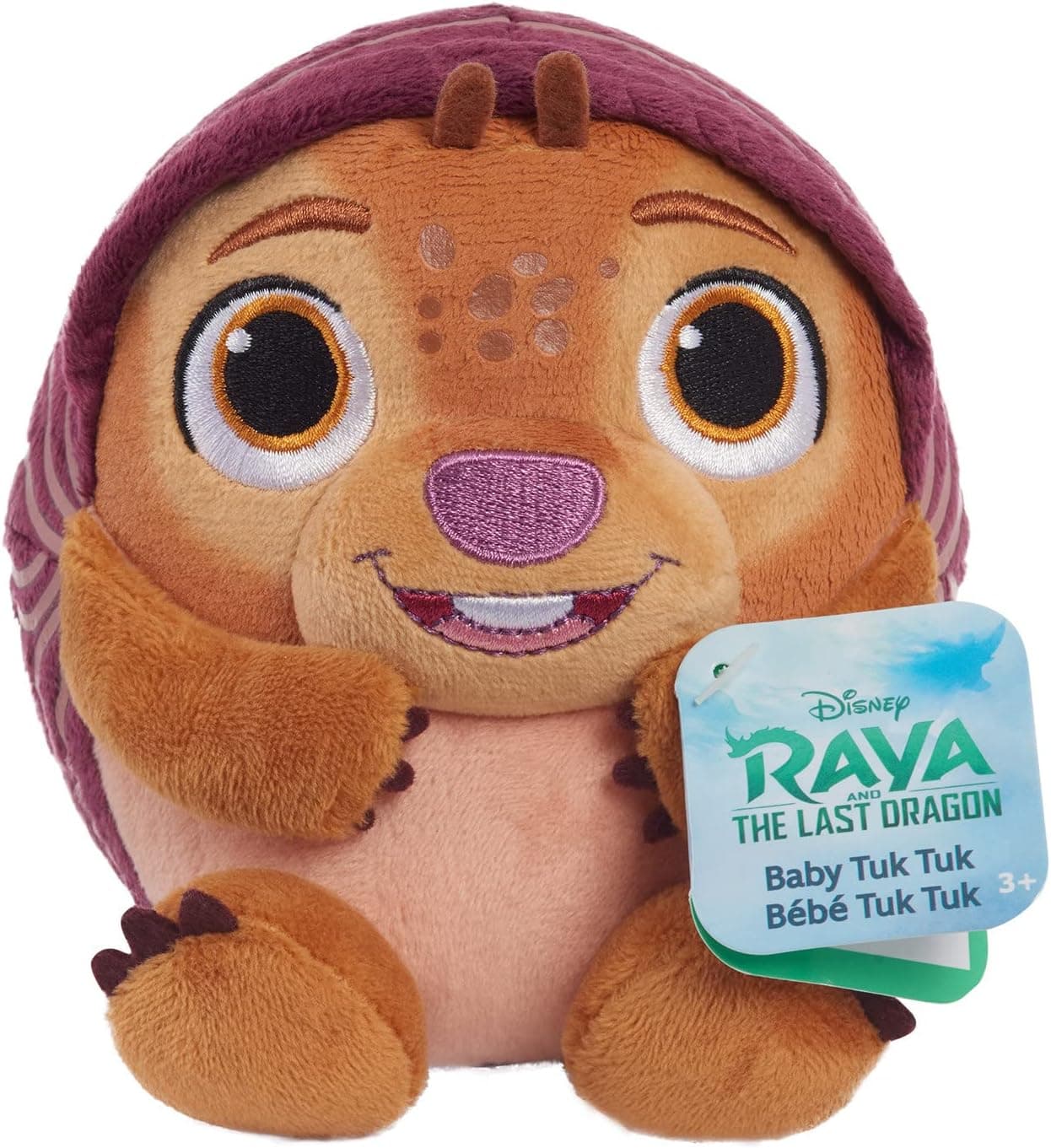 Disney Raya and the Last Dragon 5-inch Small Plush Stuffed Animal Baby Tuk Tuk, Kids Toys for Ages 3 Up