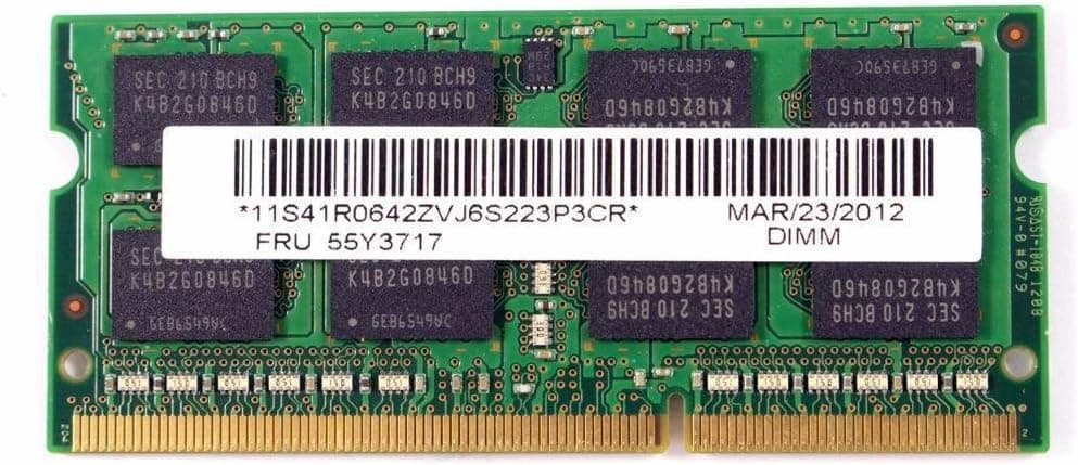SAMSUNG RAM 4GB DDR3 Laptop 2Rx8 12800 SO-DIMM 204-PIN M471B5273DH0