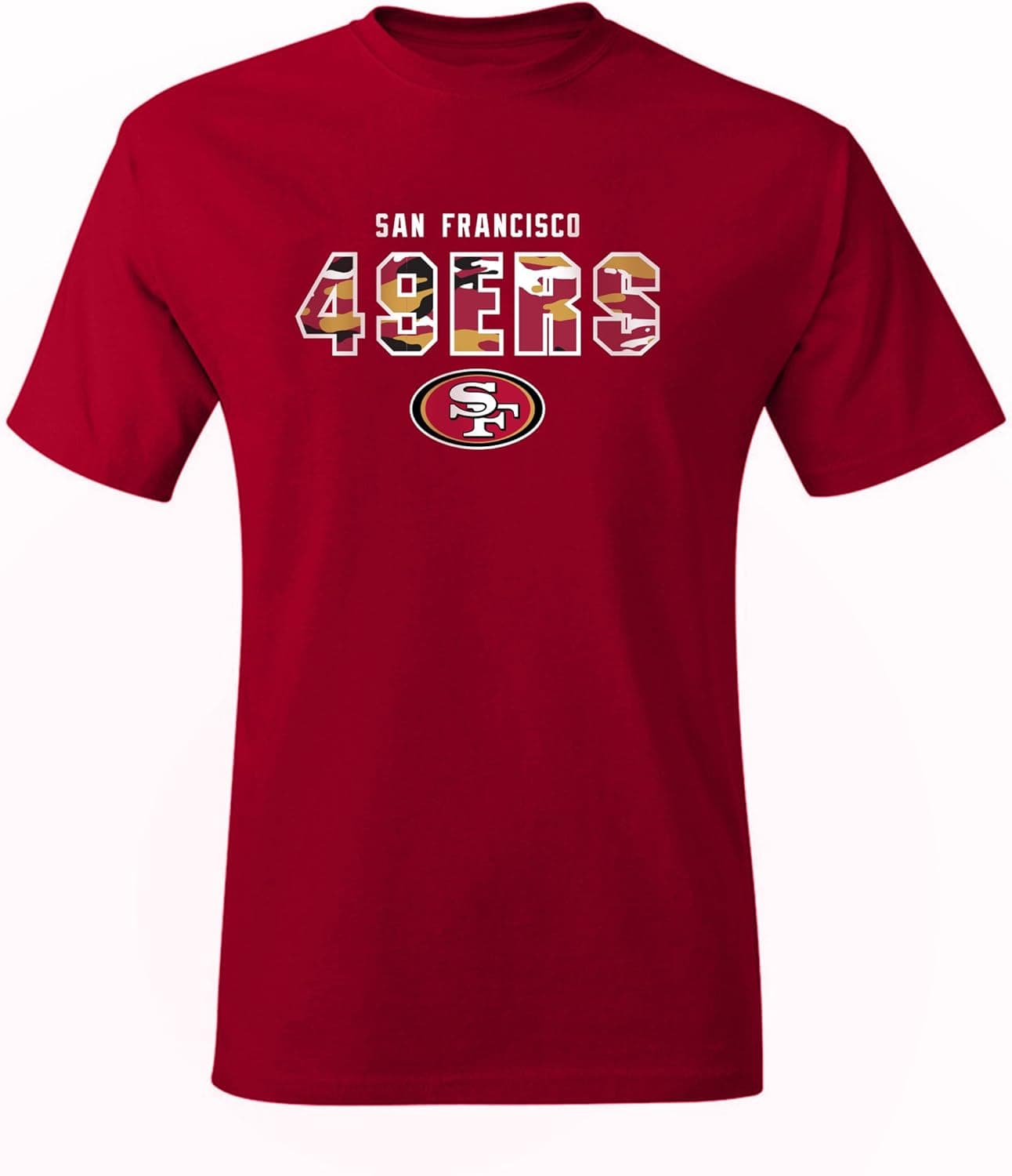 Zubaz Officially Licensed Men's NFL Men's Short Sleeve Cotton Tee, Team Color