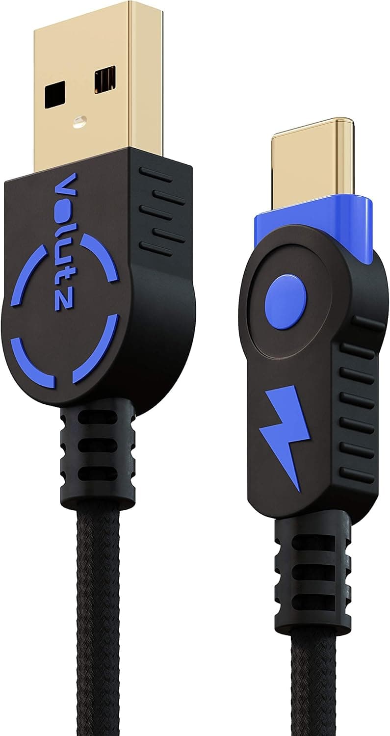 UPMSX Volutz USB Type C Cable 10ft, USB-C Fast Charger, Nylon Braided Cord for Samsung Galaxy S10 S9 S8 Plus Note 9/8