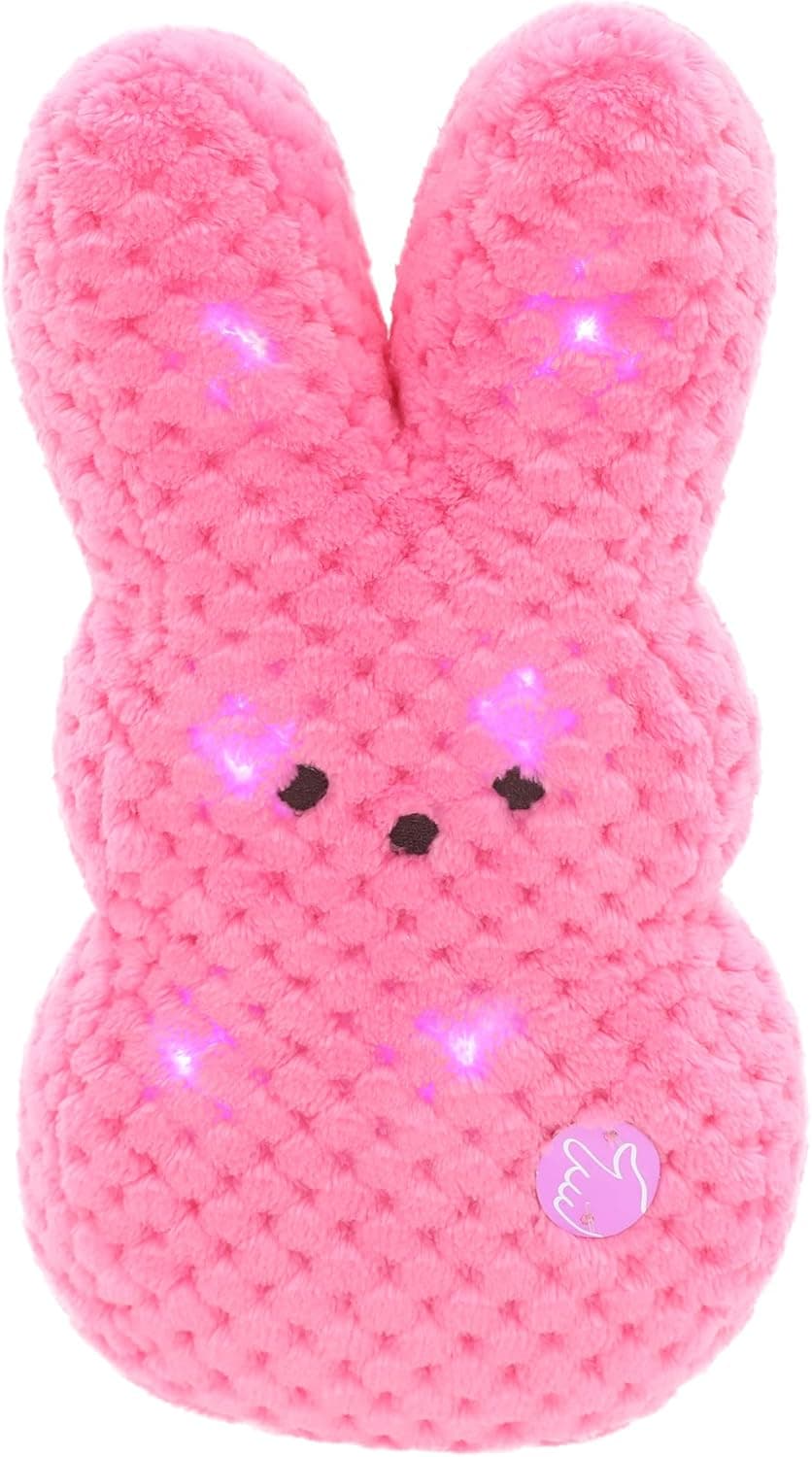 Animal Adventure | Peeps Bunny | 11" Light-Up Plush | Pink