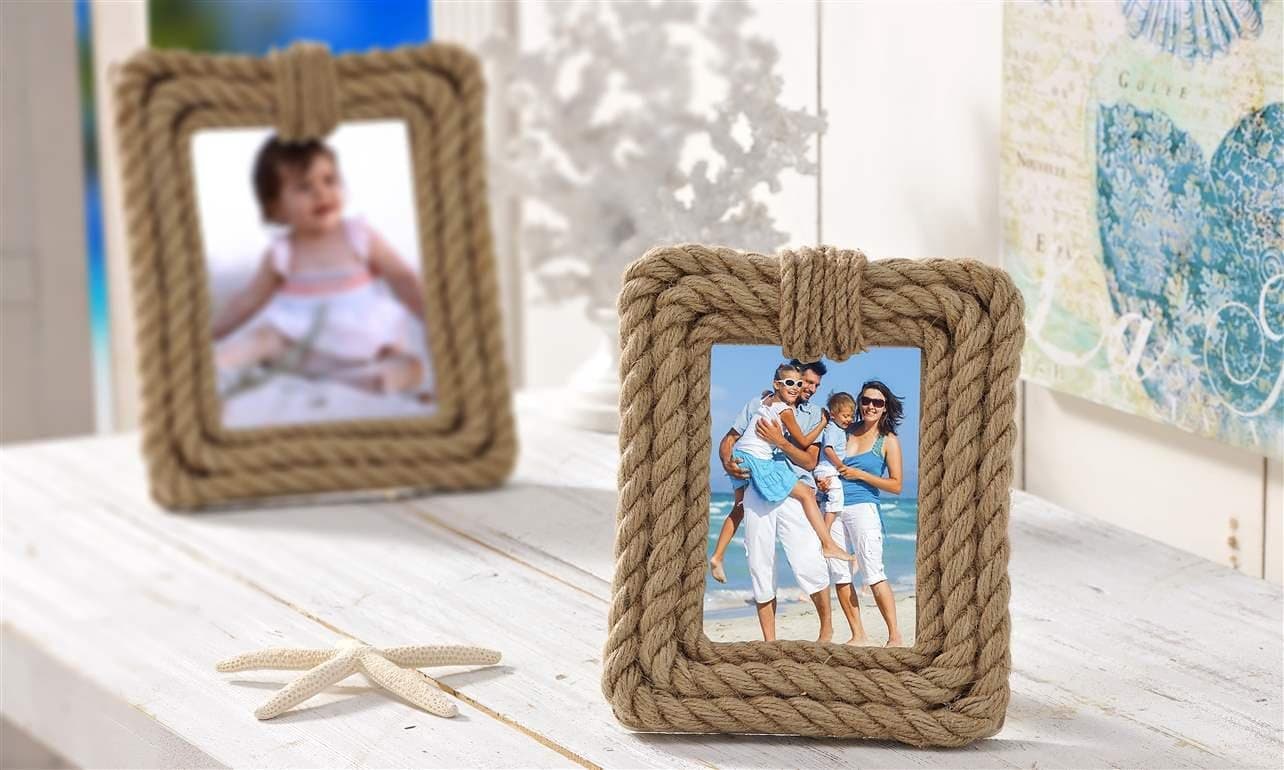 Gift Craft Nautical Rope Picture Frame