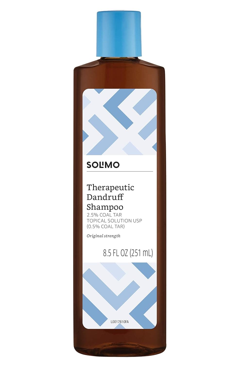 Amazon Brand - Solimo Therapeutic Dandruff Shampoo, Original Strength, 8.5 Fluid Ounce