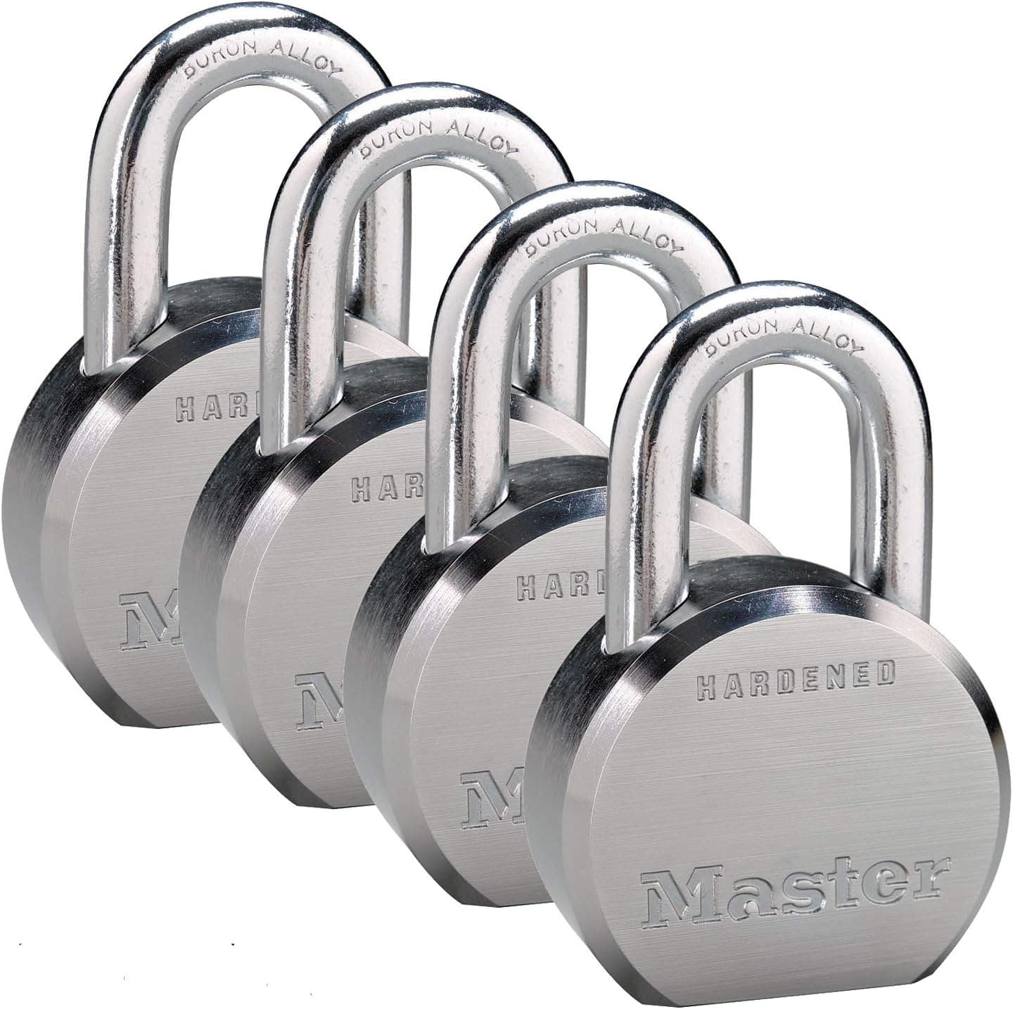 Master Lock - (4) High Security Pro Series Keyed Alike Padlocks 6230NKA-4 w/ BumpStop Technology