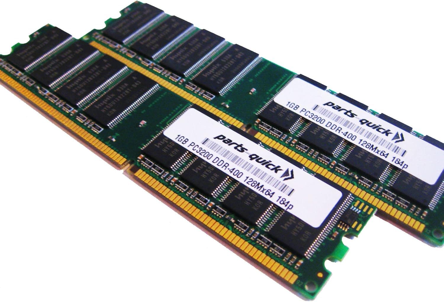 2GB 2 X 1GB PC3200 400MHz 184 pin DDR SDRAM Non-ECC DIMM Desktop Memory RAM for Dell Dimension 4600(PARTS-QUICK Brand)