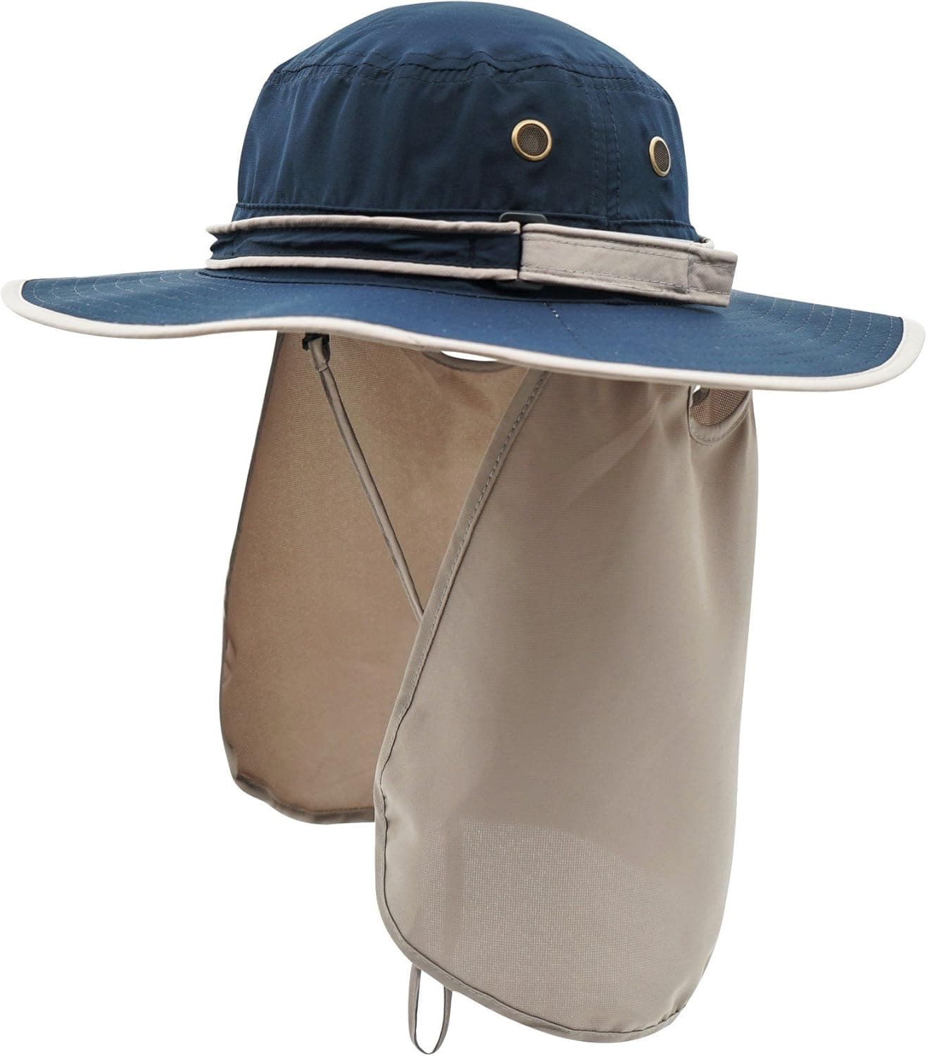 Home Prefer Mens Sun Hat with Neck Flap Quick Dry UV Protection Caps Fishing Hat