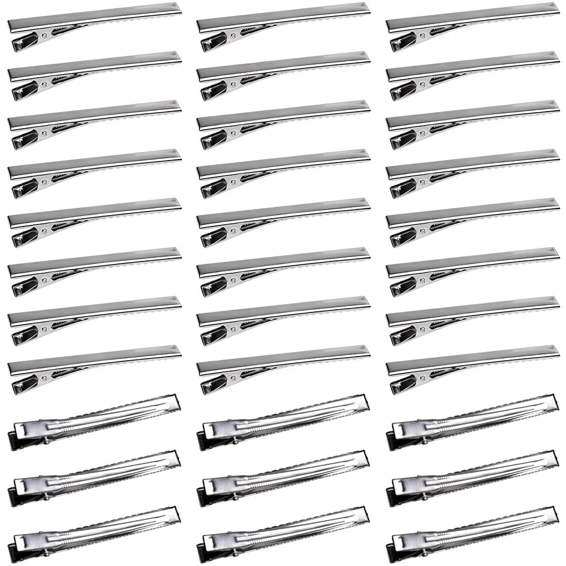 XIMA 75mm(3inch) Alligator Hair Clips for Hair Accessories Set of 50pcs