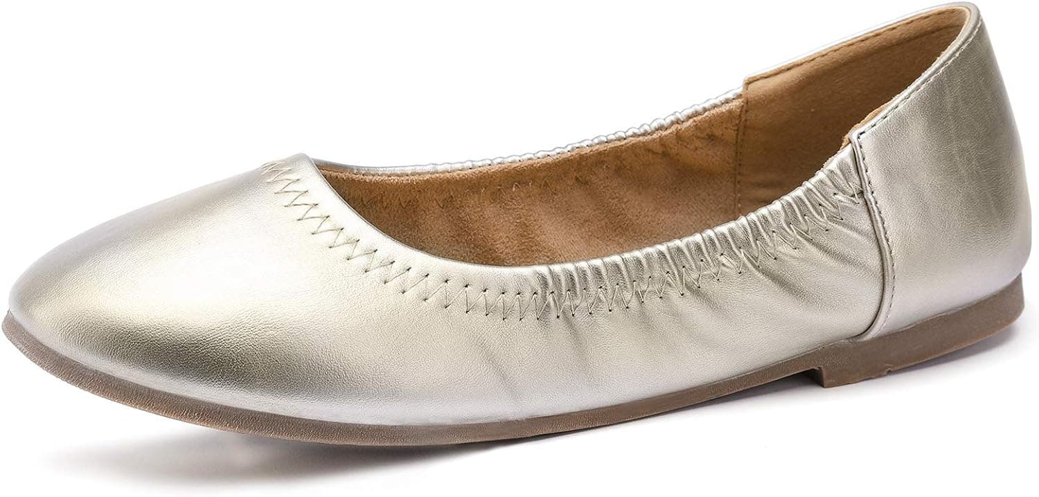 Odema Womens Ballet Flats Walking Shoes Loafers Slip-ons