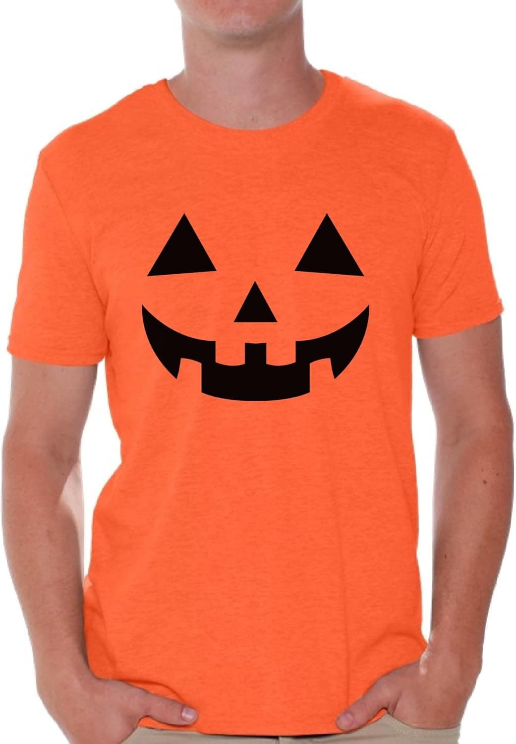 Awkward Styles Men's Jack O' Halloween Pumpkin T Shirts Tops Lantern Pumpkin Halloween Costume