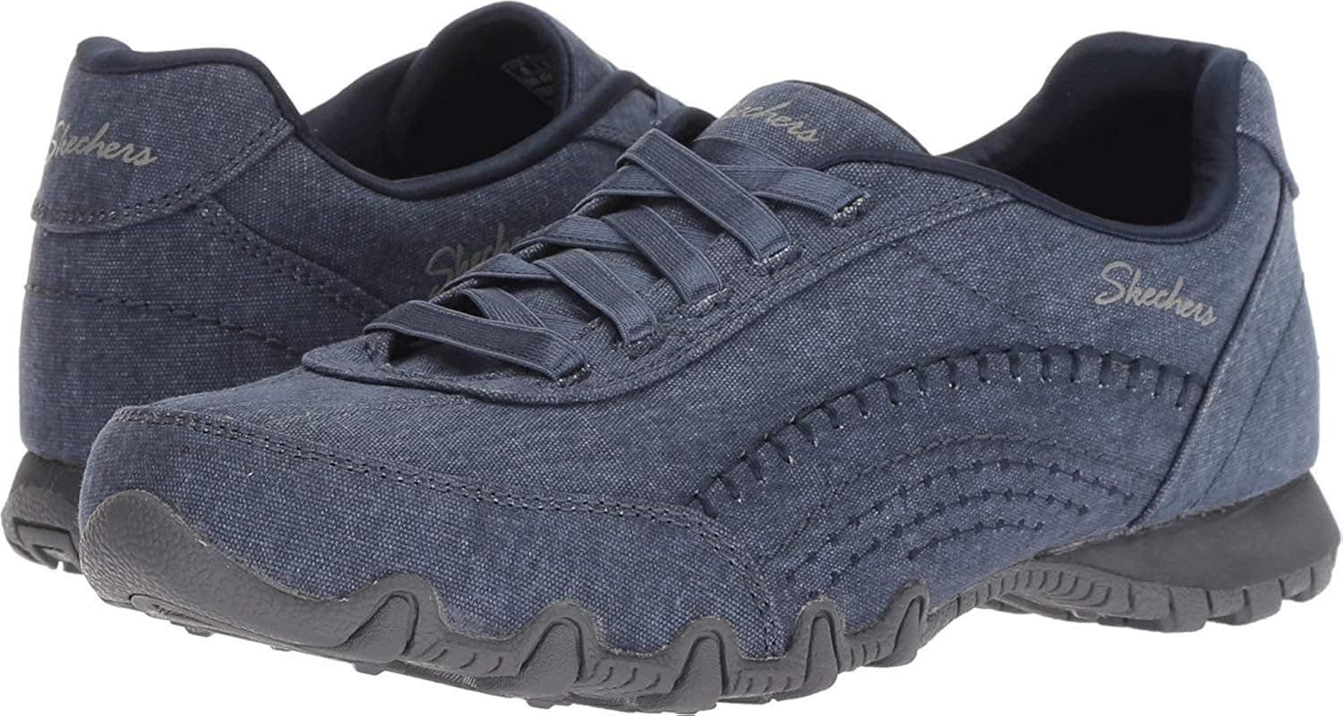 Skechers Relaxed Fit Bikers Layered Womens Slip On Sneakers