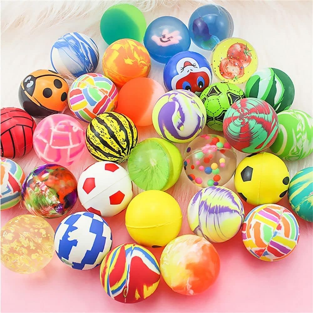 45mm Bouncing Balls, Elastic Jumping Balls Funny Bouncy Toys Creative Toy Balls, Outdoor Games Supplies Gifts for Kids