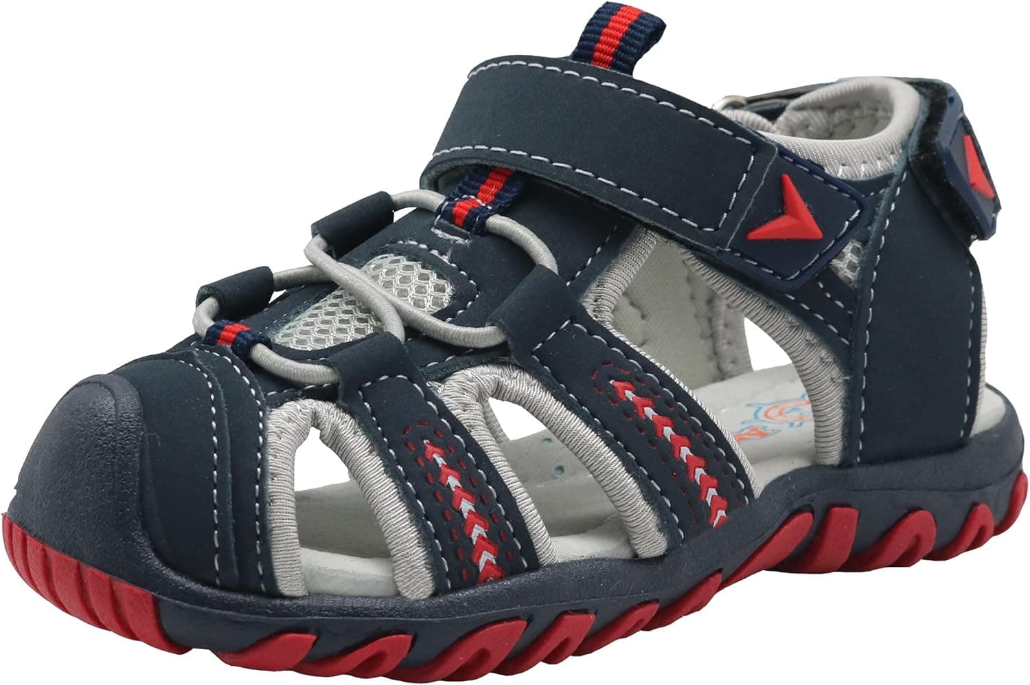Apakowa Kid's Boy's Girl's Soft Sole Close Toe Sport Beach Sandals (Toddler/Little Kid)