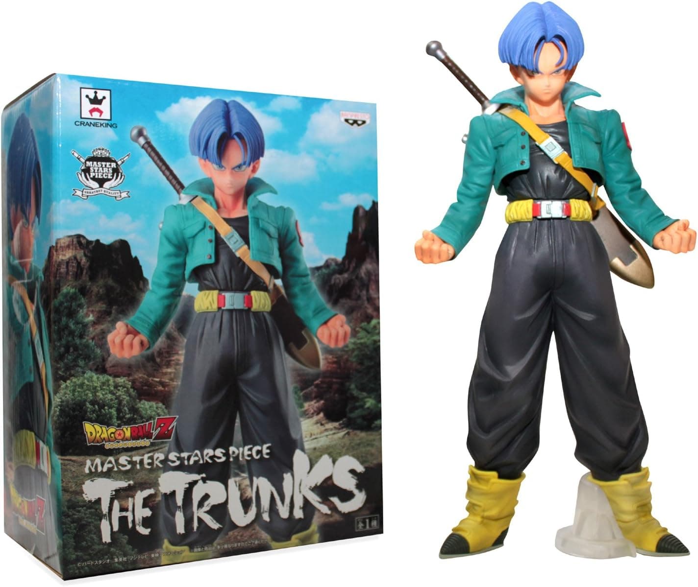 Banpresto Dragon Ball Z Master Stars Piece Figure - 9.5" The Trunks