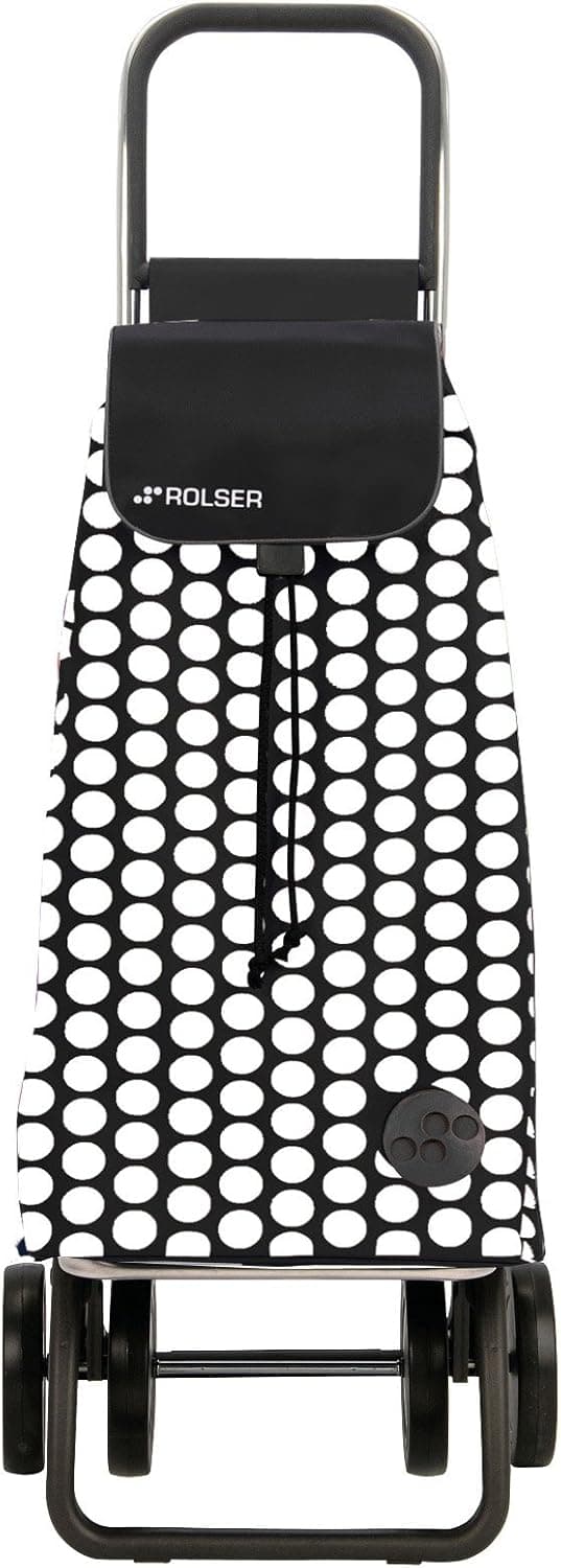 ROLSER Pack Luna Logic Shopping Trolley, White/Black