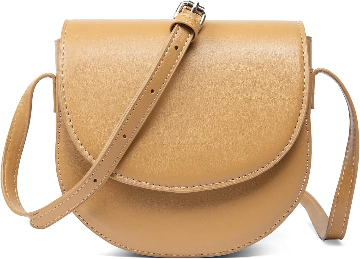 Retro Simplicity Saddle Bag Single Shoulder Bag Messenger Bag Inclined Shoulder Bag