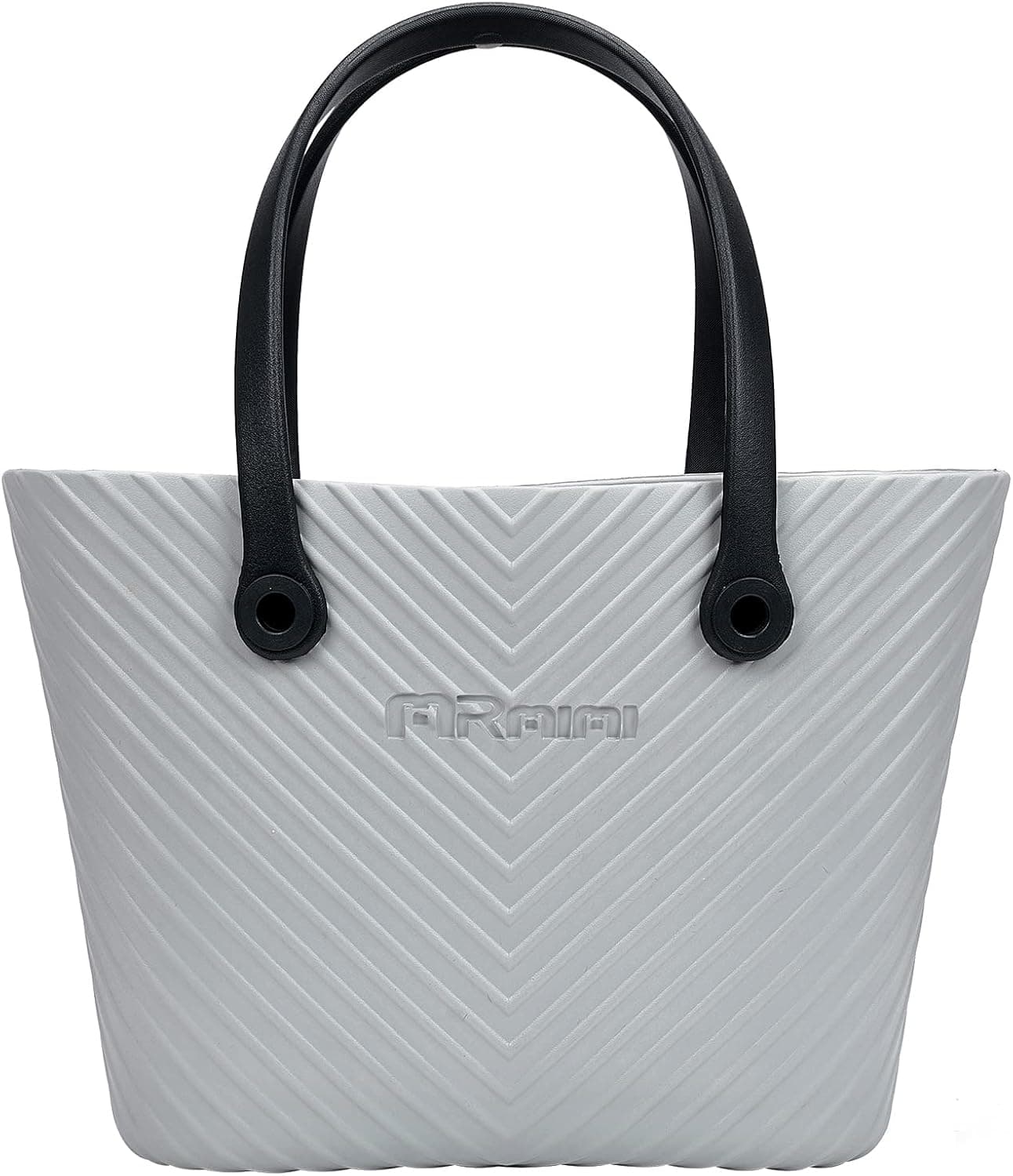 MRMIMI Women's Beach Tote Rubber Handbag EVA Foam Travel Bag Lightweight Shoulder Zipper Bags Detachable Waterproof Handle
