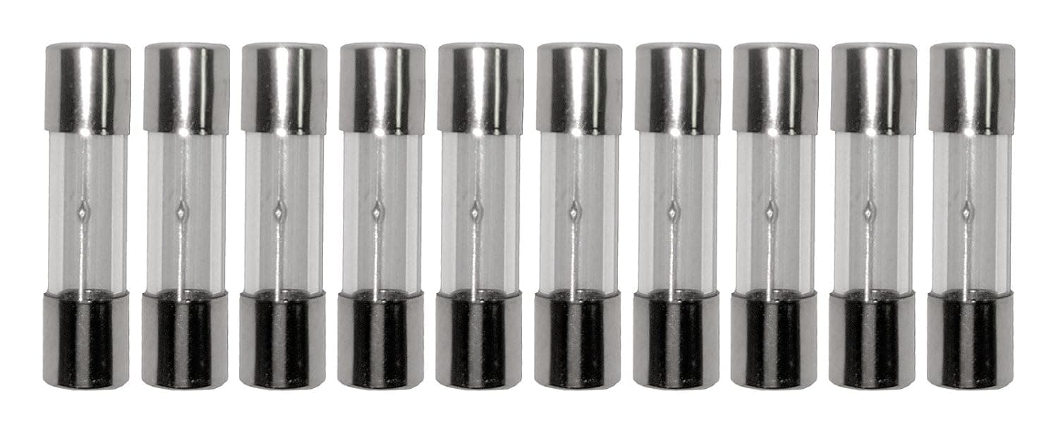 10 Qty. Divine Lighting GDC 1A Slow-Blow Fuse T1A 250v GDC1A GDC 1A GDC 1A Slow-Blow Fuse. T1A 250v Glass 5x20mm