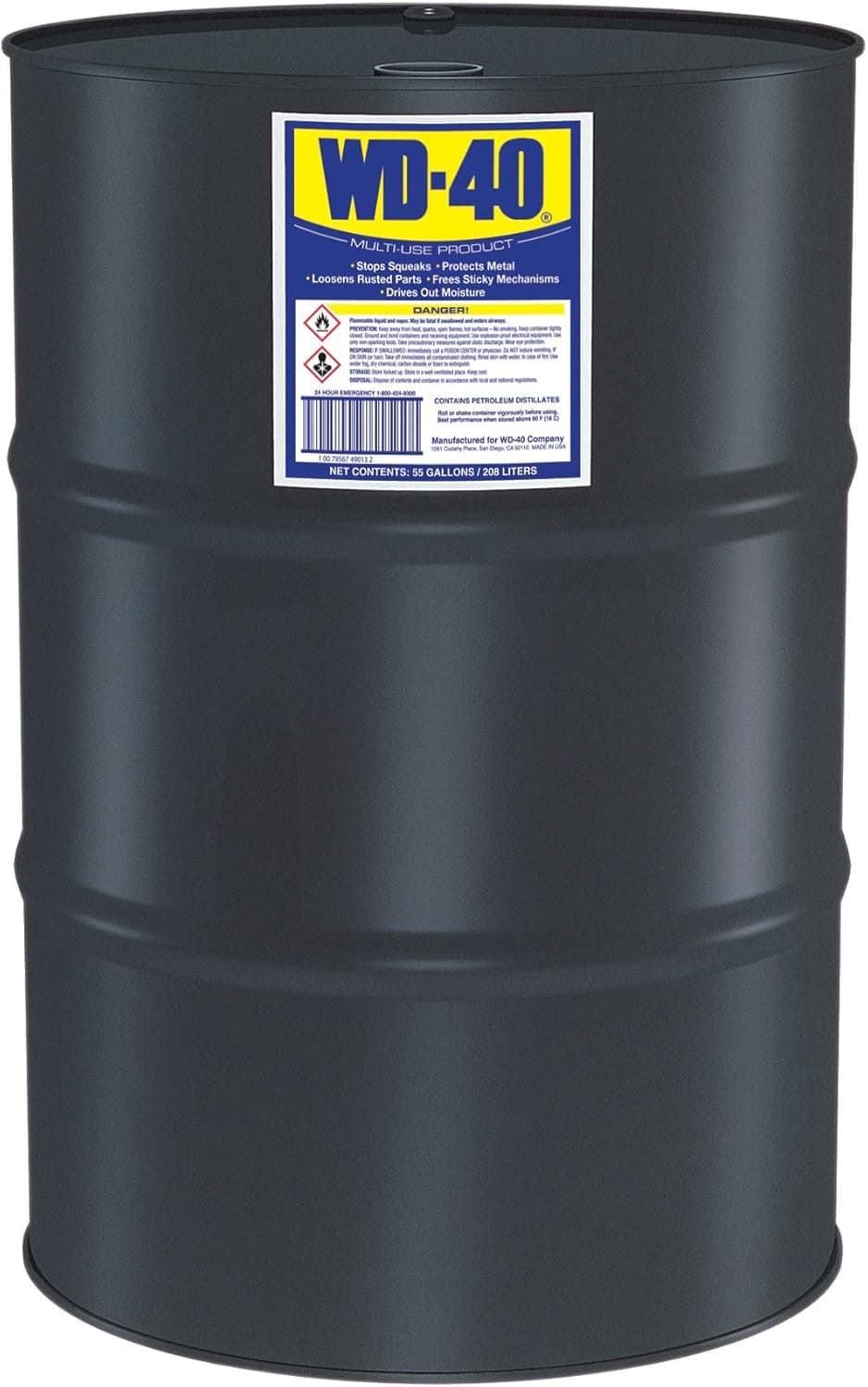 WD-40 Original Forumla, Multi-Use Product, 55 - Gallon Drum
