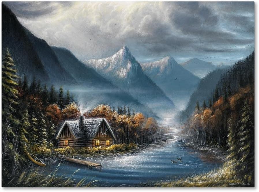 Lost Creek by Chuck Black, 24x32-Inch Canvas Wall Art