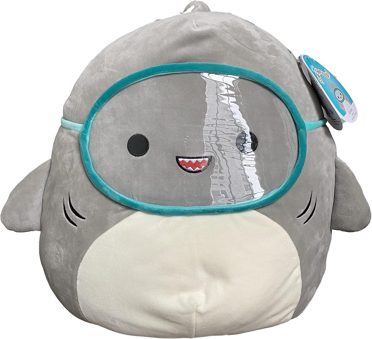 Squishmallows Official Kellytoy Squishy Soft Plush Toy Animal (16 Inch, Gordon The Shark)