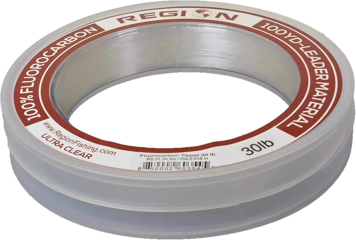 100 Yards of Fluorocarbon Fishing Leader - Ultra Clear - 100% Japanese Material - Abrasion Resistant - 30lb 40lb 50lb 60lb