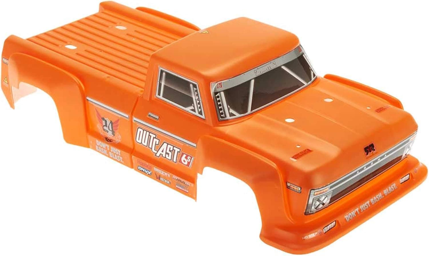 ARRMA 1/8 Painted Body, Orange: Outcast 6S, ARAC3312