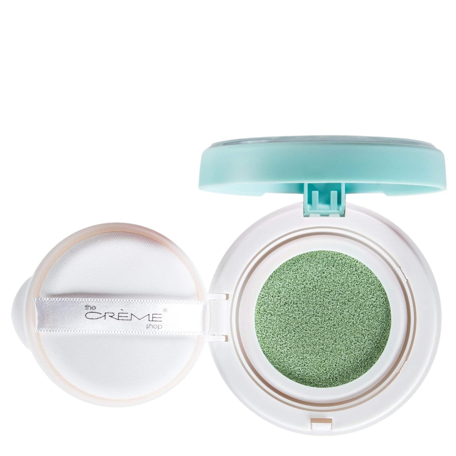 The Crème Shop | "Clean Canvas" Color Correcting Face Makeup Cushion Primer (Green)