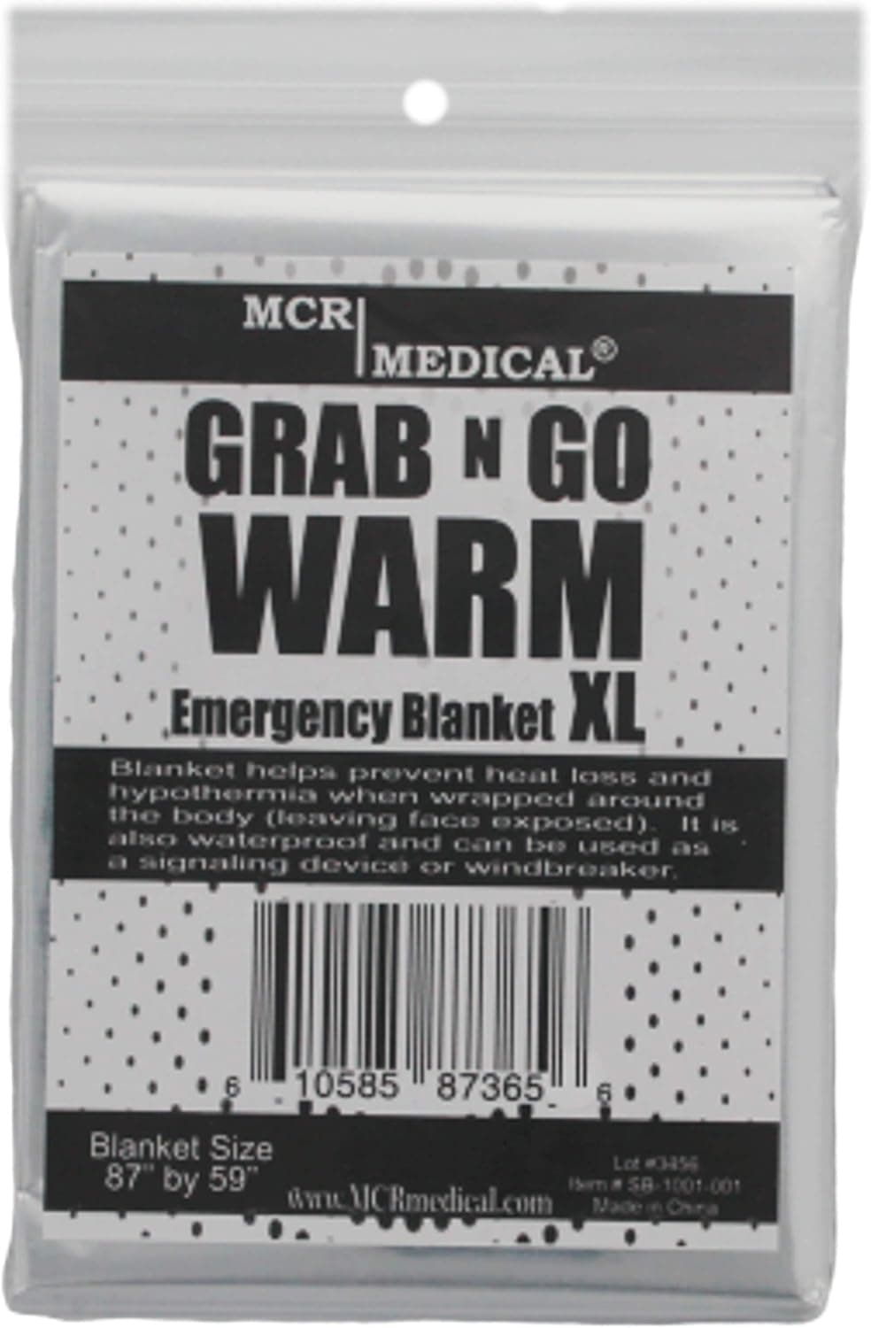 MCR Medical Pack of 20 Silver Emergency Blankets, 87” by 59 Supply