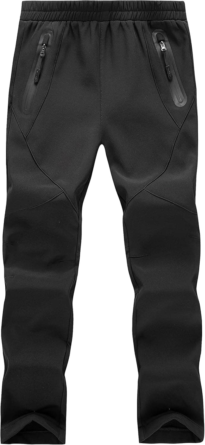 WULFUL Kids Waterproof Snow Ski Pants Boys Girls Outdoor Winter Fleece Hiking Insulated Snowboard Pants