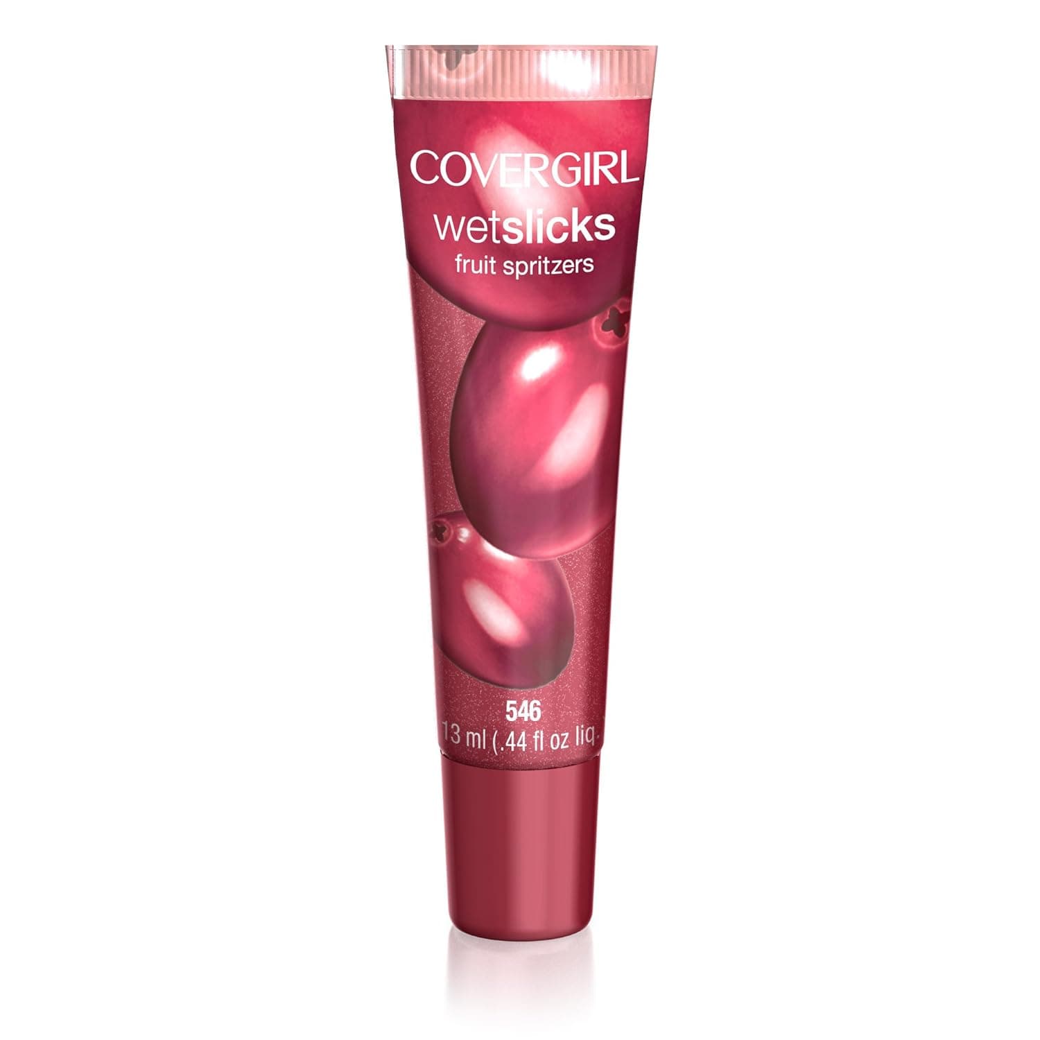 COVERGIRL Wetslicks Fruit Spritzers, Cranberry Splash 546, 0.44 Fluid Ounce (Pack of 2)