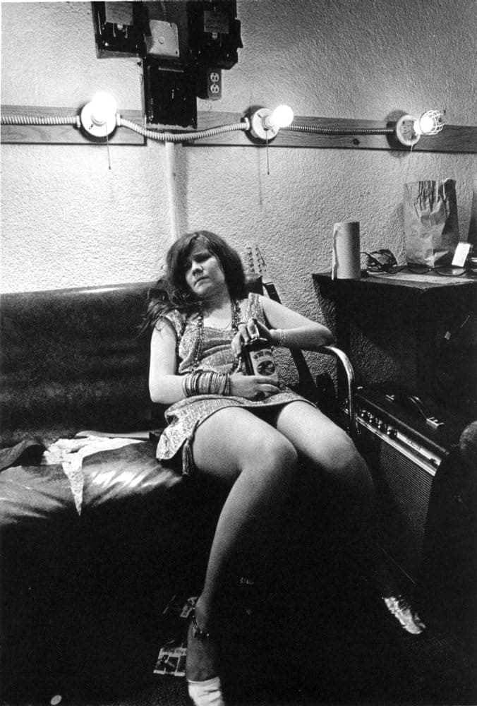Janis Joplin Reclining in Classic Photo Print (8 x 10)