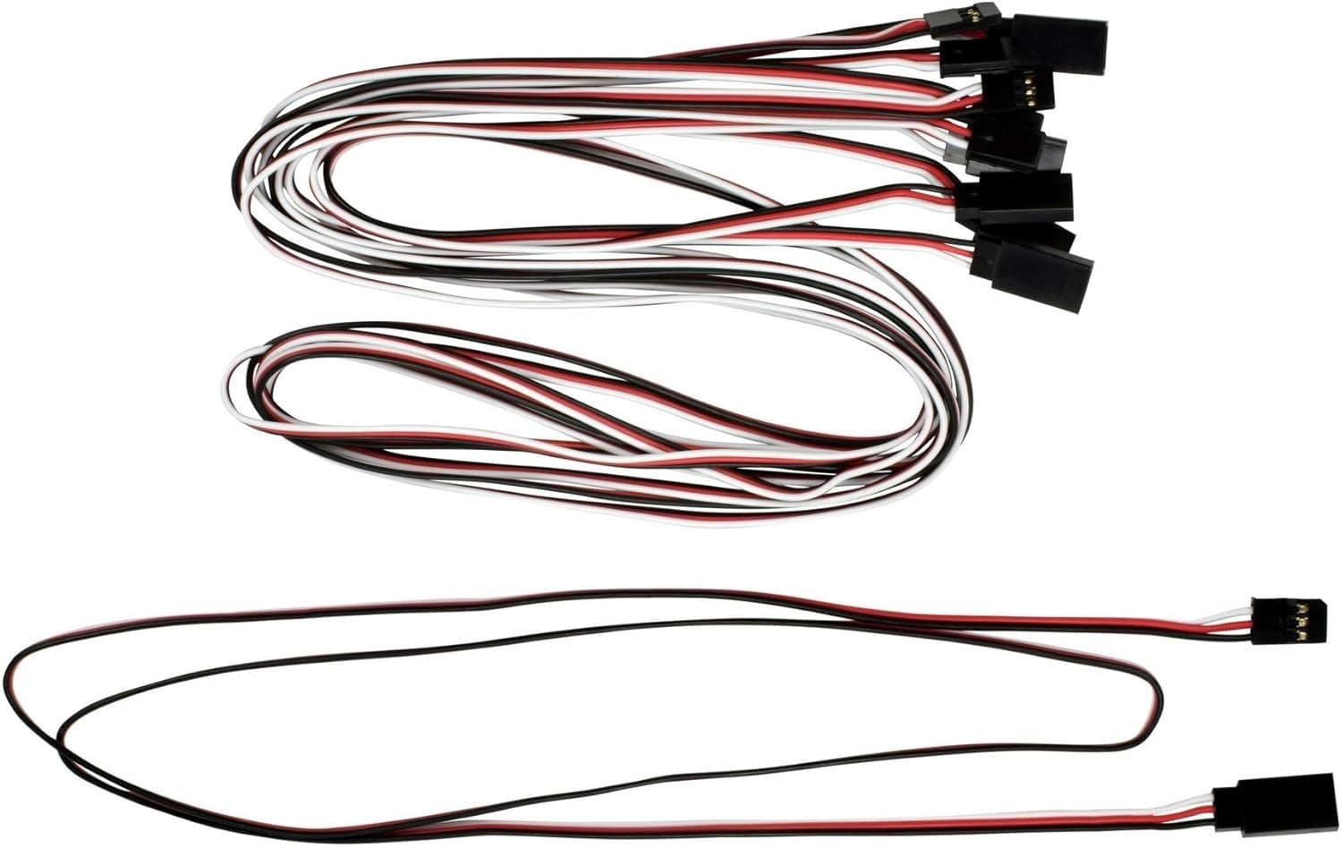 Apex RC Products Futaba Style 36" / 900mm Servo Extension Lead - 5 Pack #1025
