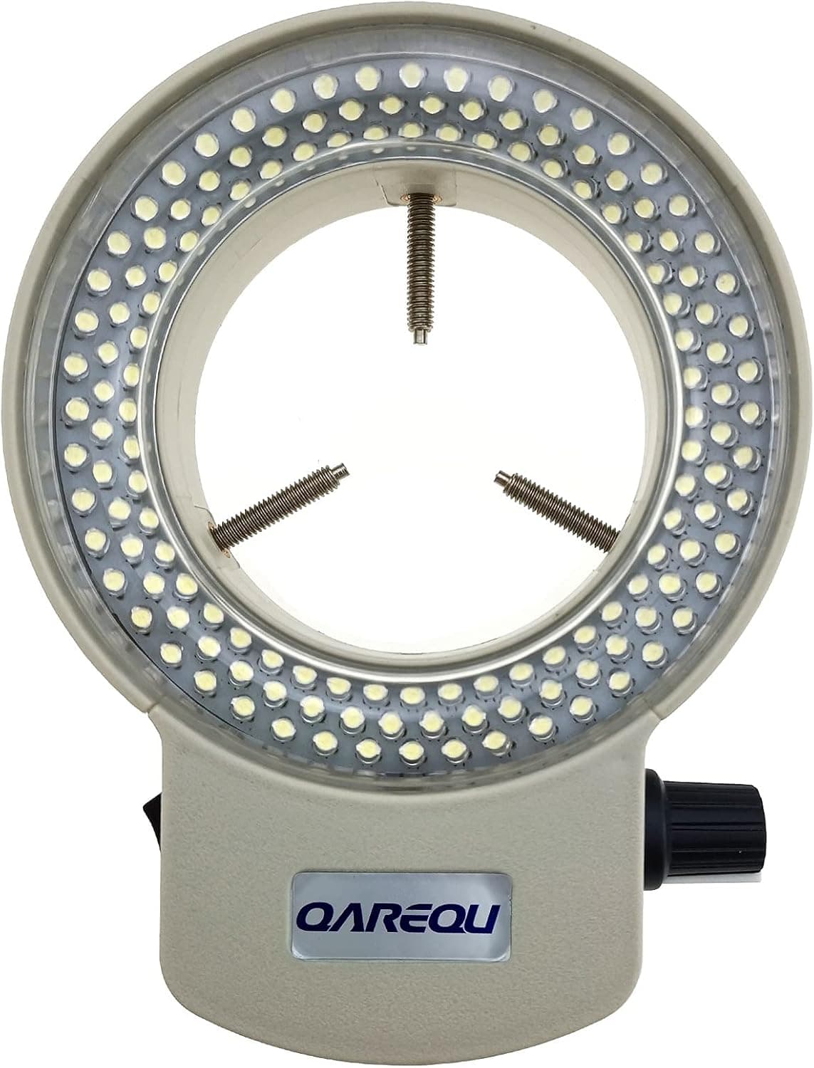QAREQU 144 LED Ring Light Adjustable Illuminator for HDMI Camera Microscope Brightness, 2.48 inch Mounting Diameter