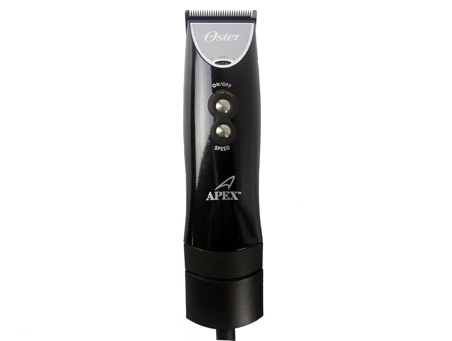 Oster Professional Apex Rechargeable Cord/Cordless Detachable Blade Clipper (Model no. 76054-310 black version of POWER-TEQ). Fits oster 76 or a5 blades.