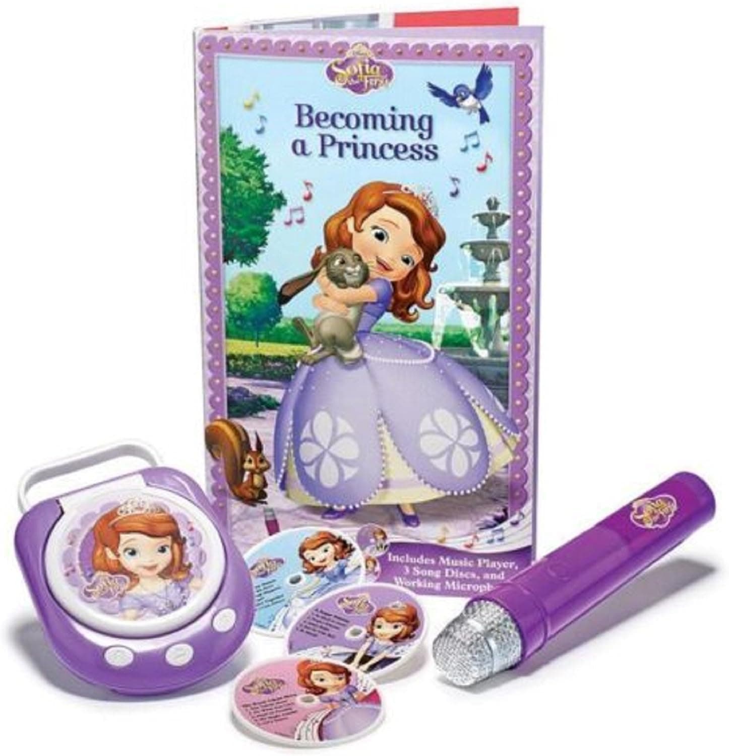 Sofia the First Music Player Book with Microphone