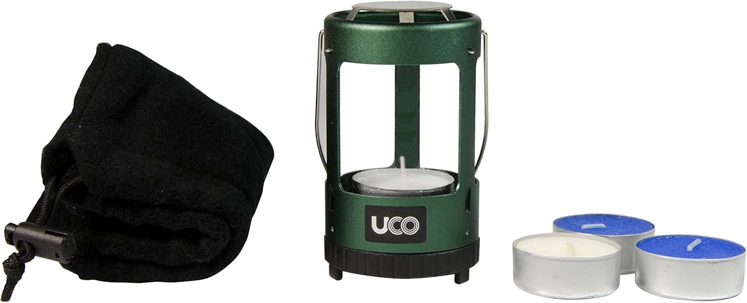 UCO Mini Candle Lantern Kit Value Pack with 4 Candles and Storage Bag