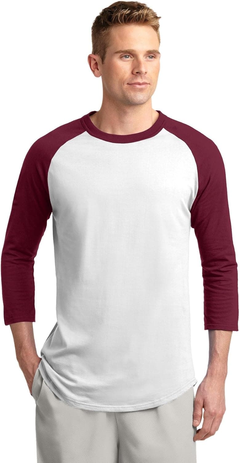 SPORT-TEK Men's Colorblock Raglan Jersey