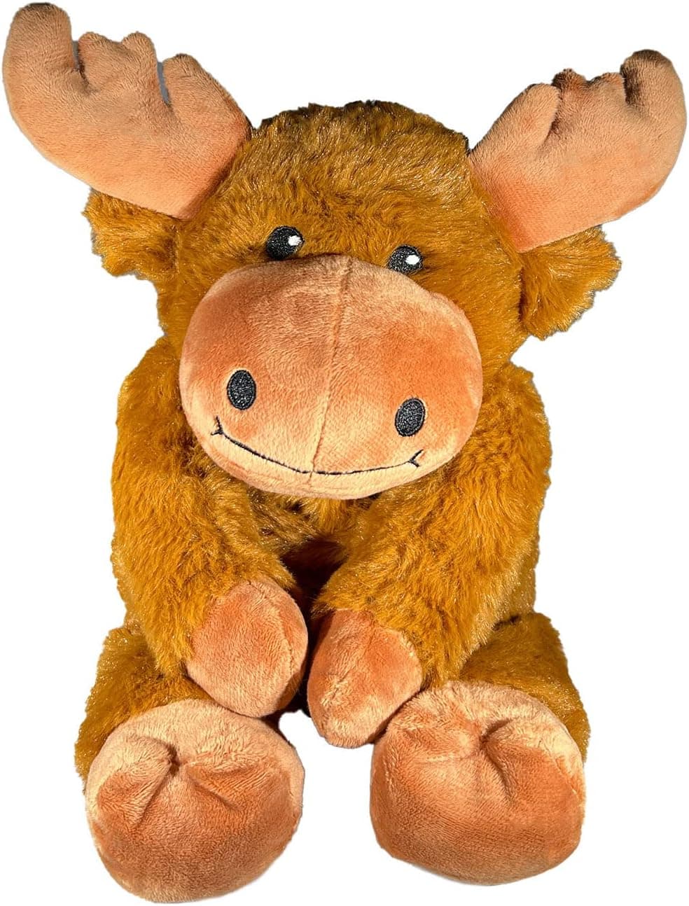 Pacific Comforts Weighted Plush Moose - Microwavable - Travel Friendly - Stuffed Weighted Animals - Great Gifts