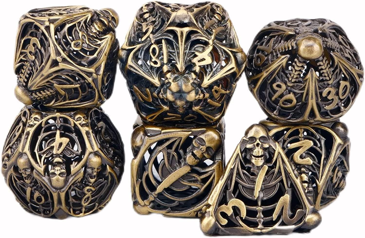 DND Dice Set,Metal Dice DND DCIE HNCCESG for Dungeons and Dragons