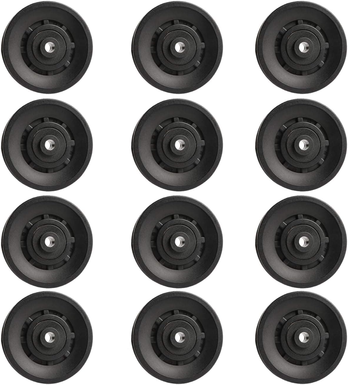 Topfinder 90mm Universal Bearing Pulley Wheel for Cable Machine Gym Equipment Part Garage Door