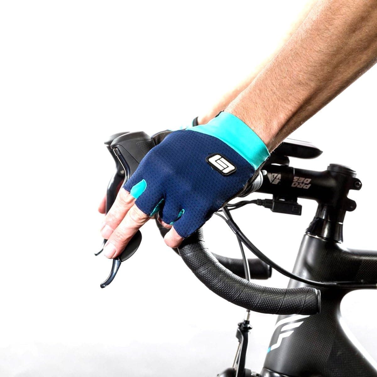 Bellwether Pursuit Gloves - Navy, Short Finger, Men's, Medium